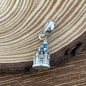 Pandora Tokyo Disney Fantasy Castle Exclusive Charm S925 Sterling Silver Jewelry